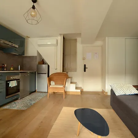 Tiny Duplex Climatise Daire Lyon